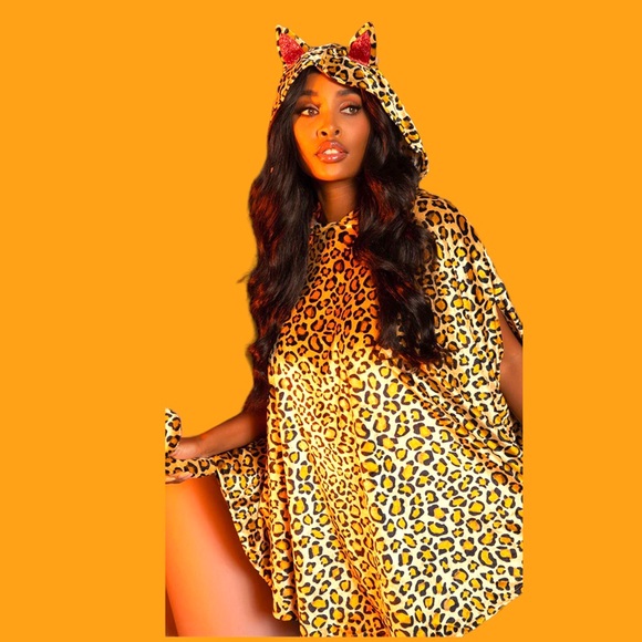 Super Sexy and Super Cute Lazy Leopard Costume. Cosplay or Halloween Fun. NWT. - Picture 3 of 7